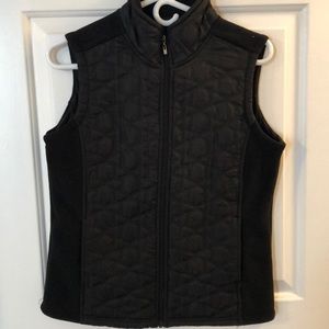Black padded vest